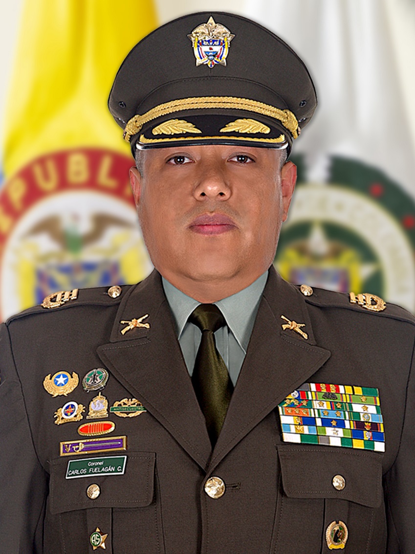 CR. Carlos Efrén Fuelagán Cabrera - Comandante Departamento de Policía Santander