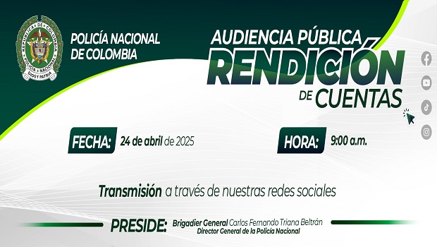 Rendición de cuentas Policía Nacional 