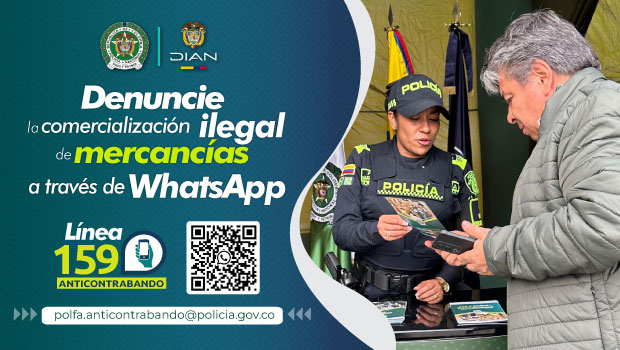 Informe de manera anónima y segura sobre posibles casos de contrabando y otros delitos que afecten el orden económico del país.