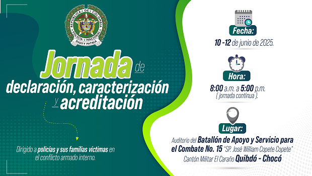 Jornada de declaración, caracterización y acreditación 