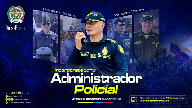 incorp&oacute;rate como administrador policial 