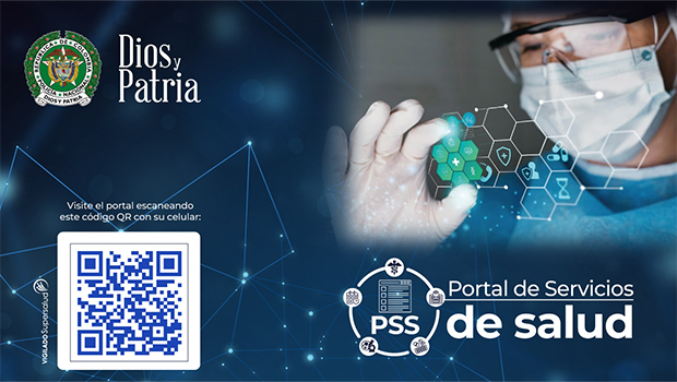 escudos institucionales, medico manipulando iconos virtuales