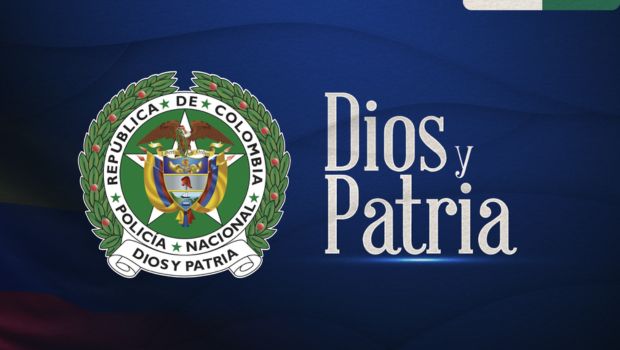 banner dios y patria 