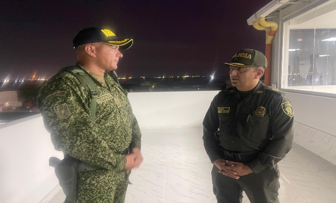 Este trabajo articulado entre Policía y Ejército comenzó desde el fin de semana