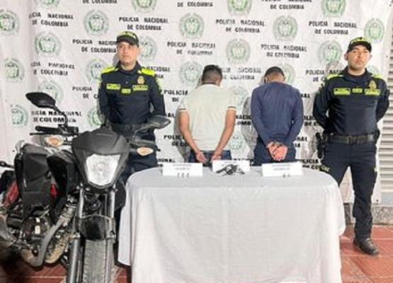 Capturados en flagrancia por el delito de porte ilegal de armas de fuego