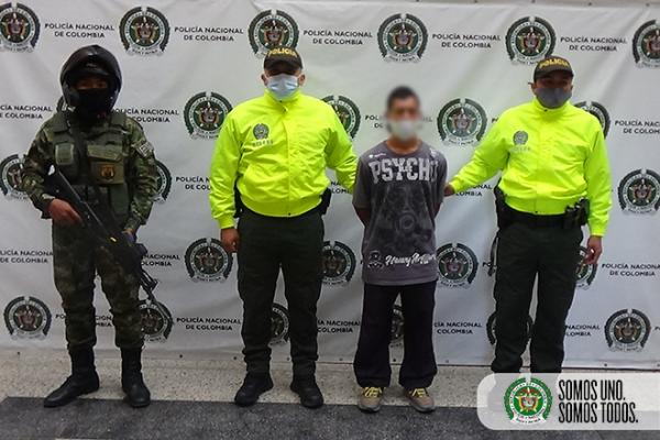 Con la captura de 'pepe' se esclarece homicidio de ciudadano extranjero ocurrido en Itagüí