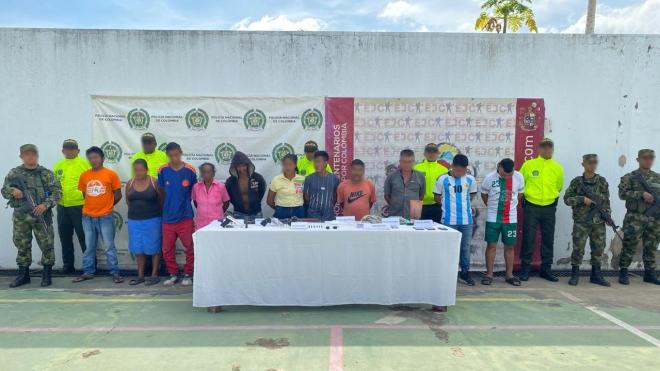11 personas capturadas en Becerril