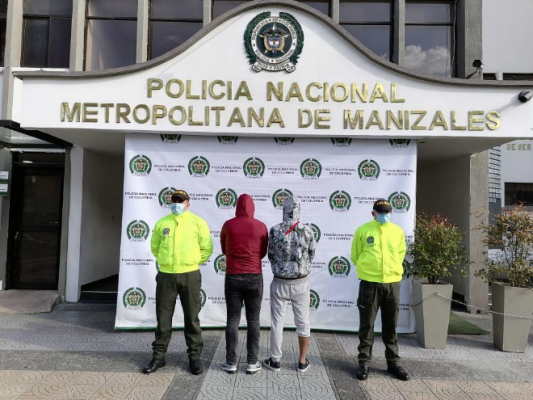 Capturamos a “Cristian” y “Pedro” por hurto calificado y agravado.