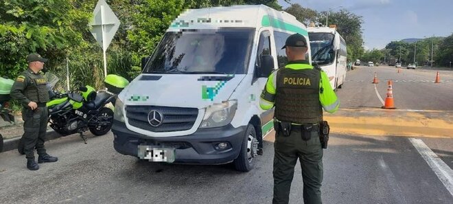 Actividades de control a vehículos 