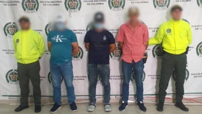 Capturados por hurto de ganado 