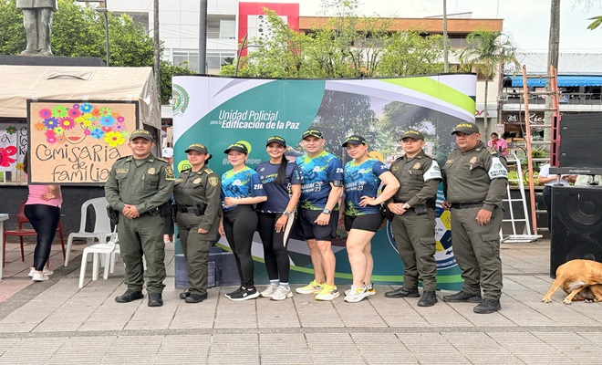 Acompañamiento de la Policía Nacional a la carrera