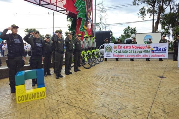 Presencia de uniformados con actividades de prevención