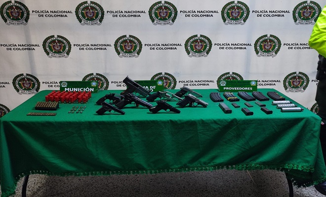 Armas incautadas