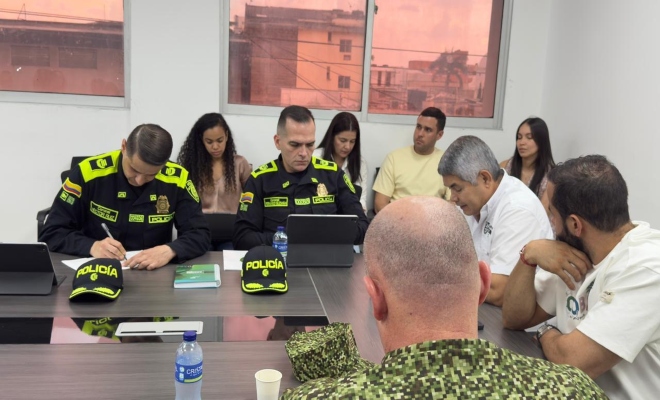 Reunión autoridades sobre las festividades de la ganadería