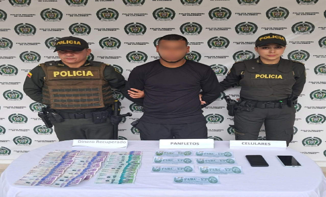 Capturado por extorsi&oacute;n en Suaza