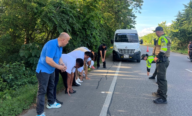 Durante el puente festivo de Todos los Santos, la Policía Metropolitana de Montería reforzó las campañas de prevención vial 