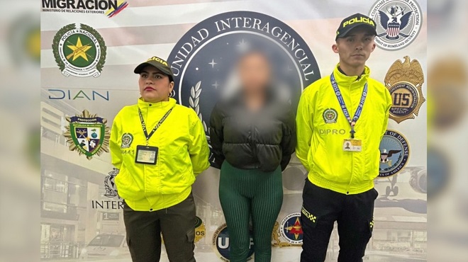 Capturada por homicidio circular azul de Interpol