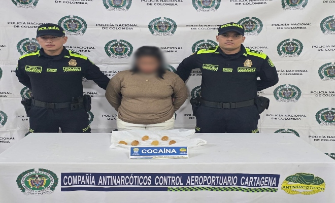 Capturada por el delito de trafico de estupefacientes