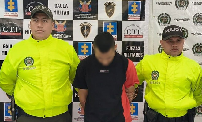 Junto a la seccional de investigación criminal, es presentado alias Vegeta.