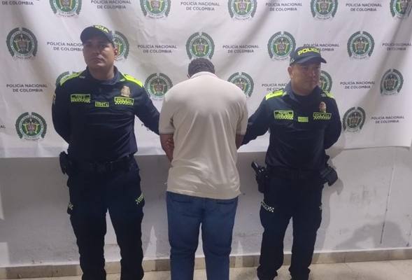 El capturado fue puesto a disposición de la autoridad competente Capturado en Aguachica por los delitos de hurto calificado y tráfico de estupefacientes