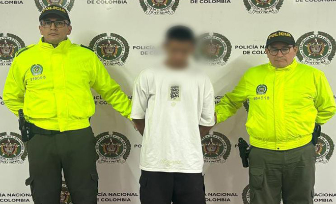 Dos policías y un Capturado alias Llanero por homicidio