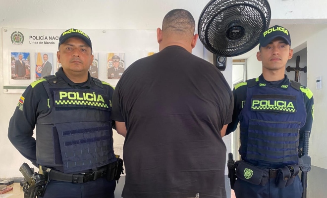 Capturado por el delito de porte ilegal de armas de fuego