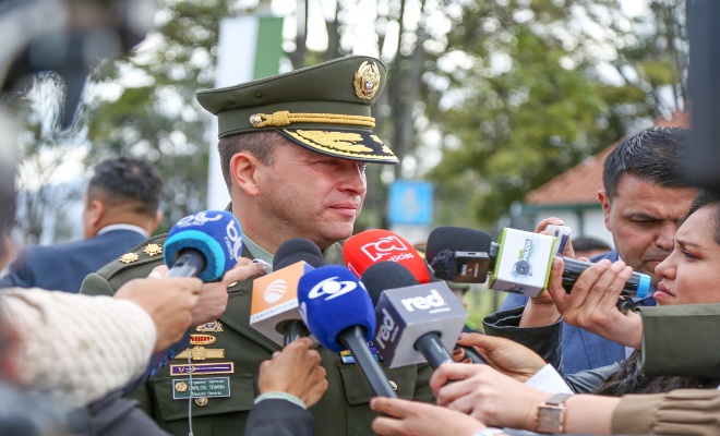 Nuevo director de la Policía Nacional Carlos Fernando Triana Beltrán 