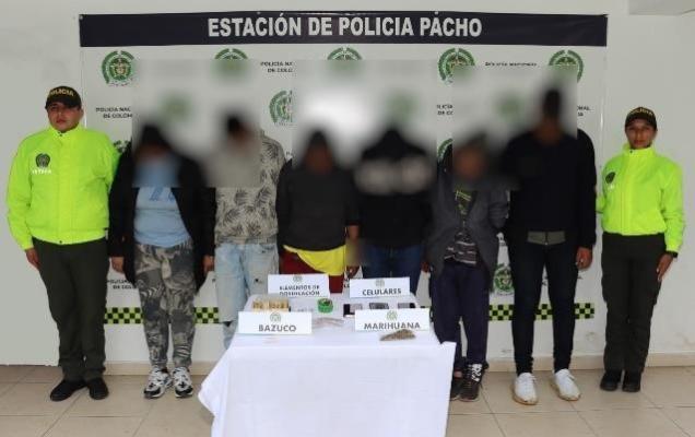 Cundinamarca, en coordinación con la Fiscalía General de Nación, desarticuló en Pacho, al Grupo de Delincuencia Común Organizada " “Los del Caño"; por los delitos de tráfico, fabricación o porte de estupefacientes y concierto para delinquir. 