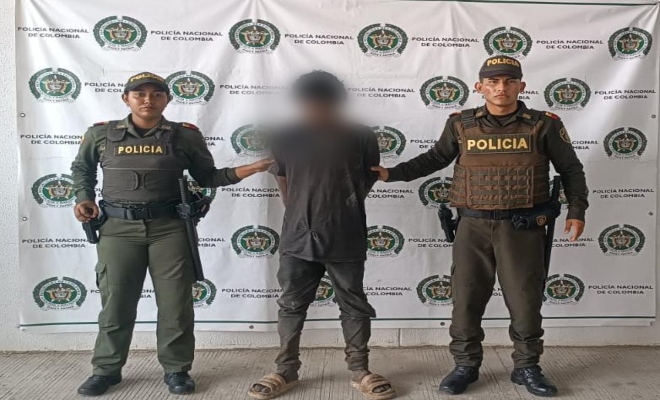 Capturado en flagrancia en Montería hombre que hurtó contador de gas domiciliario