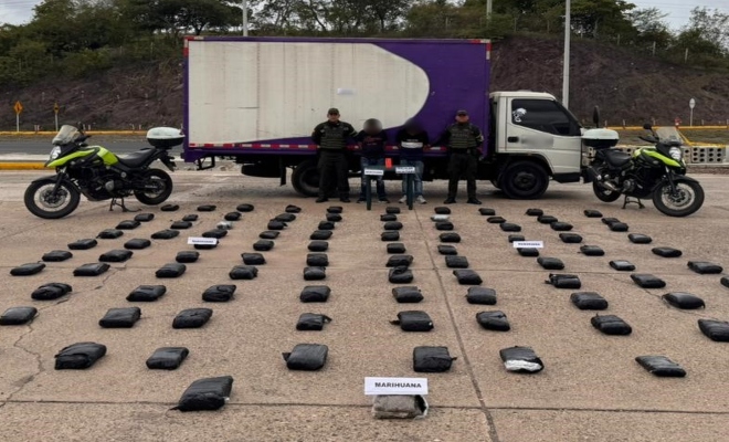 100 kilos de marihuana incautados