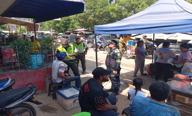 La Policía Metropolitana de Montería refuerza protección a la infancia en operativo en el Mercado del Sur