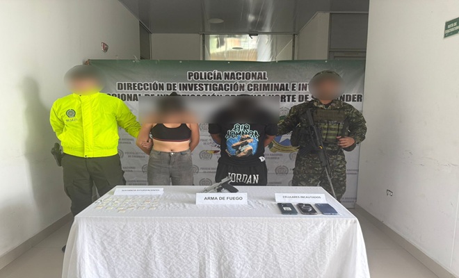 Diligencias de allanamiento y registro, logró la captura de dos ciudadanos