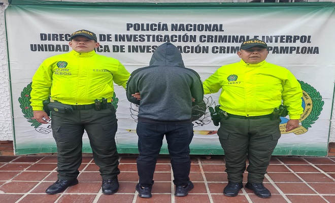 Unidades de la Seccional de Investigación Criminal (SIJIN) hicieron efectiva la captura de un hombre de 25 años, solicitado por el Juzgado Penal Municipal con Funciones de Conocimiento N.º 11 de Cúcuta