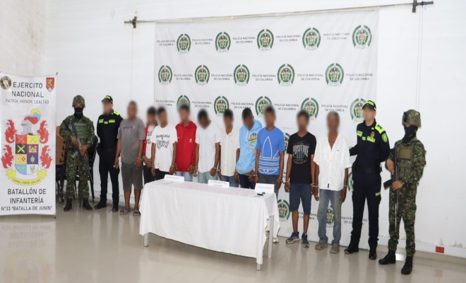 Golpe a las economías criminales. Policía Metropolitana desmantela red del microtráfico en el sur de Montería. Diez capturados en operación conjunta contra una red de microtráfico vinculada al ‘Clan del Golfo’ en el sur de Montería.