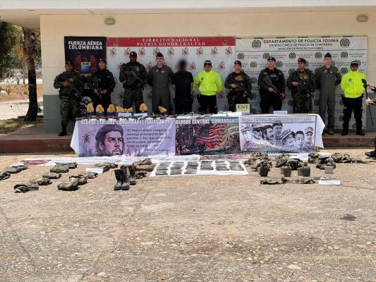 De manera articulada se logró un golpe contundente a las estructuras del frente Gerónimo Galeano 