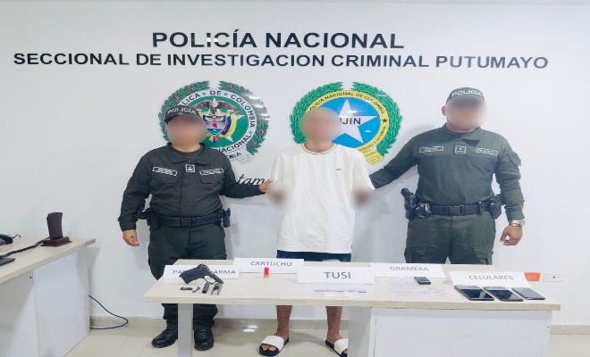 Un hombre capturado
