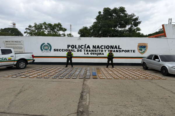 Incautación de clorhidrato de cocaína