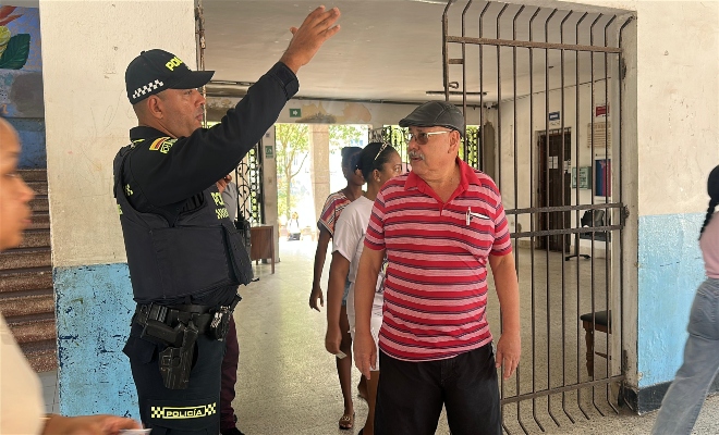 La policia nacional garantiza la seguridad en estas elecciones electorales