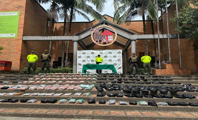 Mas de 200 kilos de marihuana incautada