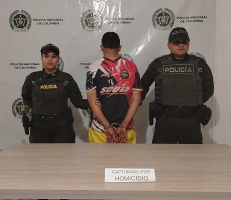 Oportuna reacción de la Policía Nacional capturó a un hombre que le arrebato la vida a un ciudadano