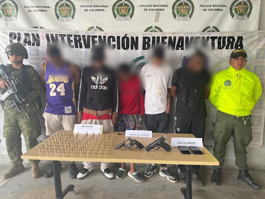 Capturados con armas de fuego en operativo