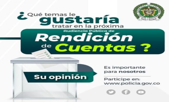 Participe en la audiencia pública de rendición de cuentas de Valledupar