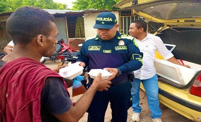 la ayuda fue dirigida a habitantes en condición de calle de Valledupar
