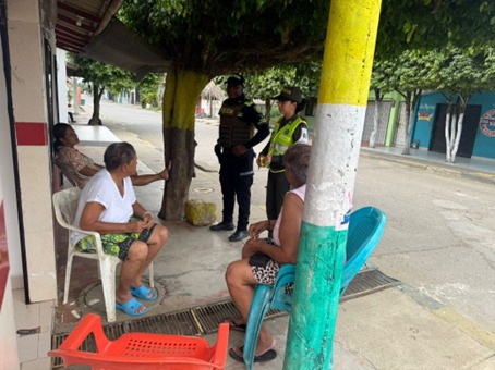 Policía Comunitaria fortalece acciones preventivas contra la violencia de género en San Pelayo