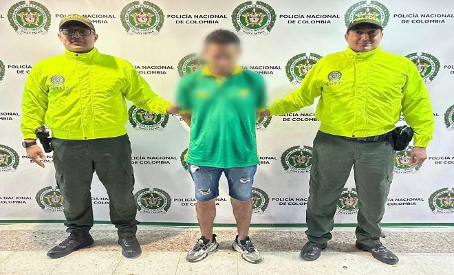 SIJIN de Neiva, logra la captura de “Tabique” por el delito de homicidio y porte ilegal de armas de fuego