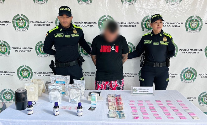 Policia Nacional defrente contra el delito de tráfico, fabricación o porte de estupefacientes,   Policia Nacional en Neiva continúa sacando de la calle actores criminales