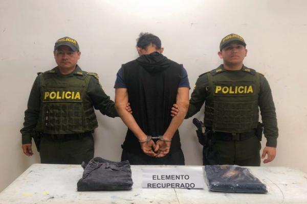 Recuperación de varios elementos hurtados y la captura de un hombre