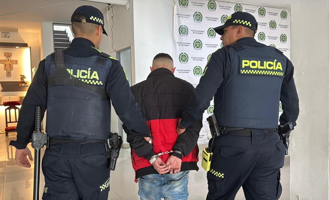 Capturado en flagrancia hombre armado en el barrio Comuneros de Manizales