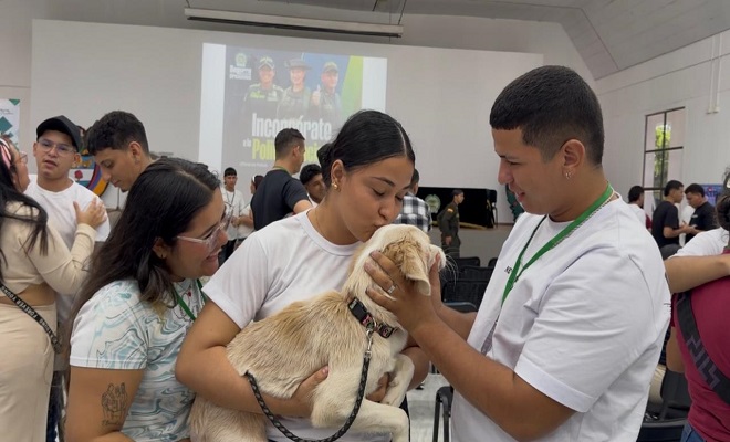 Departamento de Policía Magdalena Medio dio la bienvenida oficial a 40 jóvenes auxiliares que comienzan su servicio militar