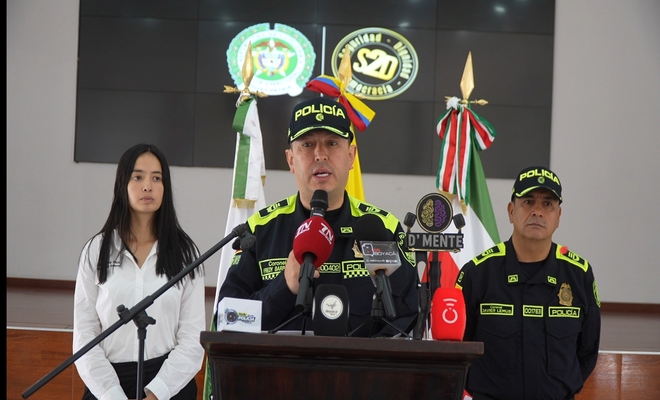  Comandante de Boyacá en rueda de prensa